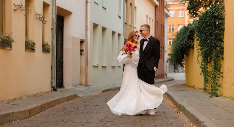 bride groom elopment in europe lithuania