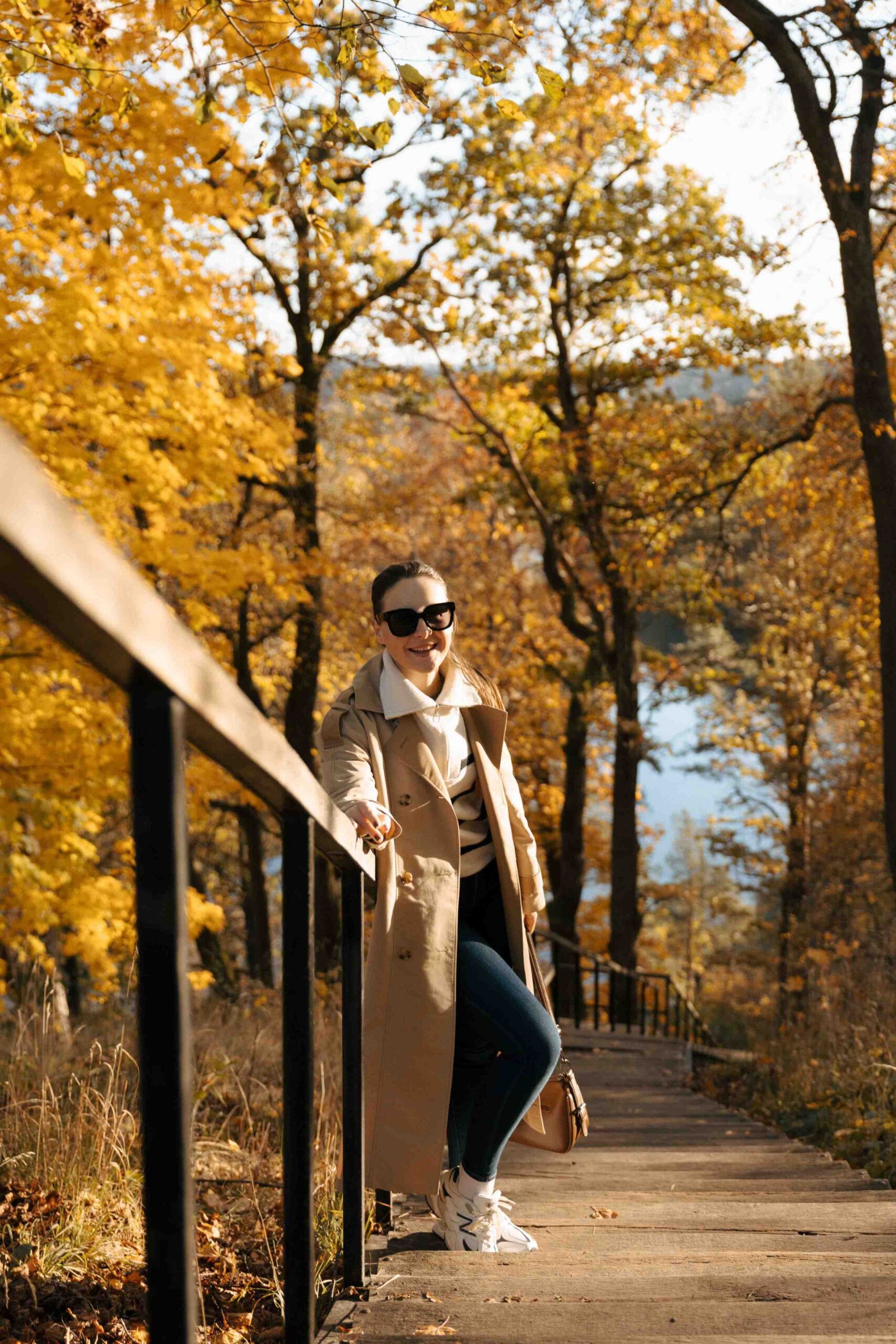 verkiai park photoshoot in golden autumn