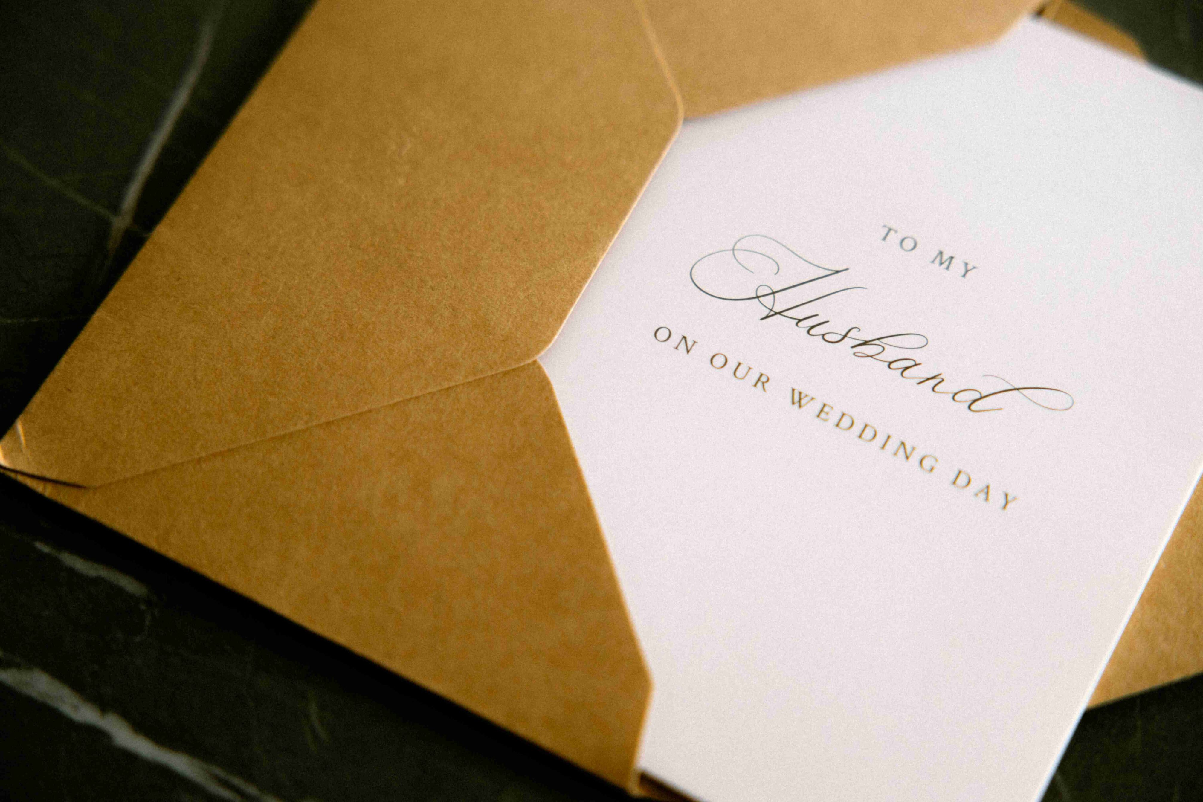 letter to my husband on our wedding morning