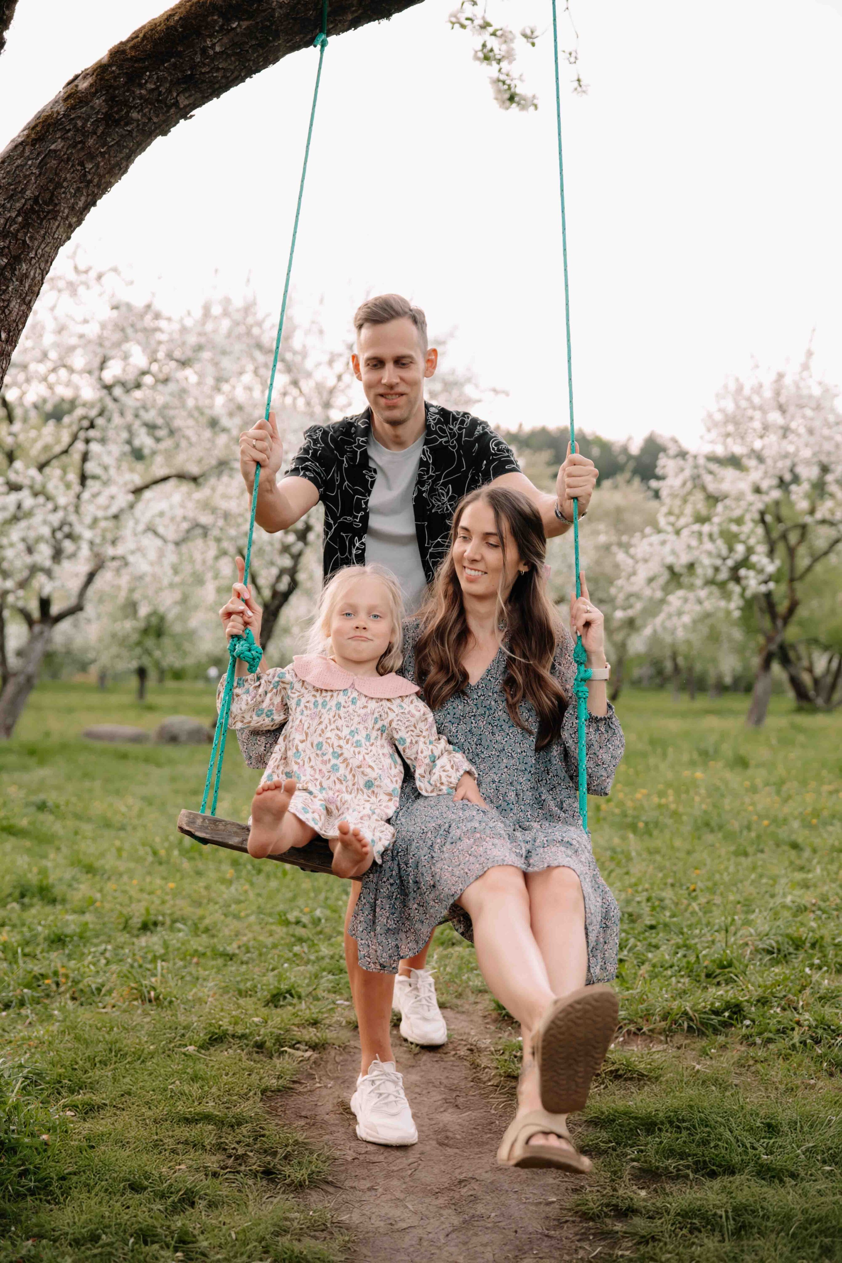 seimos fotosesija ant supyniu mama tetis dukra