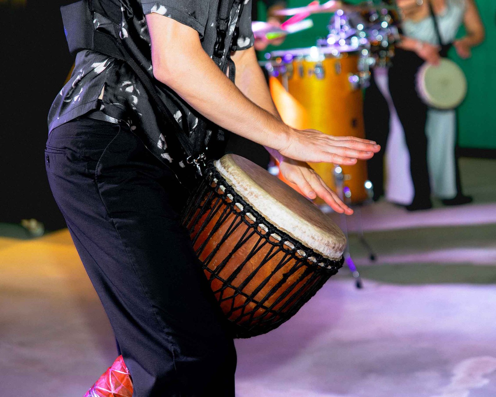 wedding evening activity afro drums with jotvilas